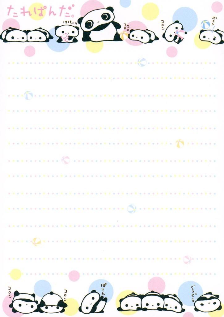 printable stationery cute